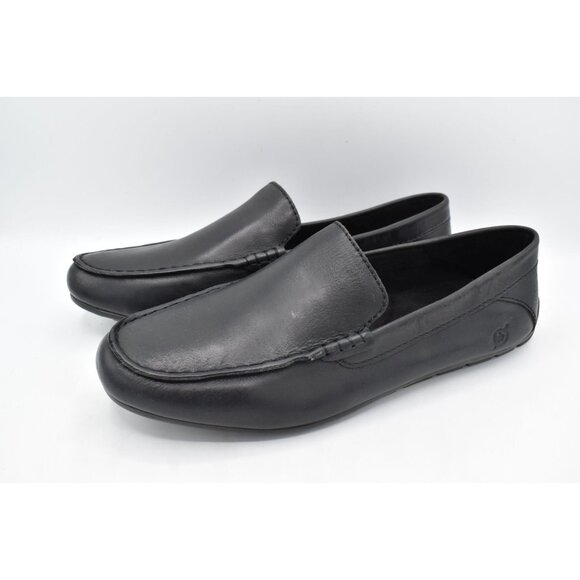 Born Mens Size 11 Liam Black Full Grain Leather Slip On Loafers Shoes main image 6